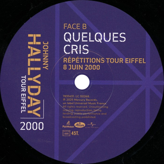 SP Quelques cris Universal 7835 631