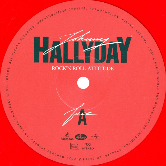 LP Rock 'n' roll attitude 40� anniversaire Vinyle rouge Universal 08810 195