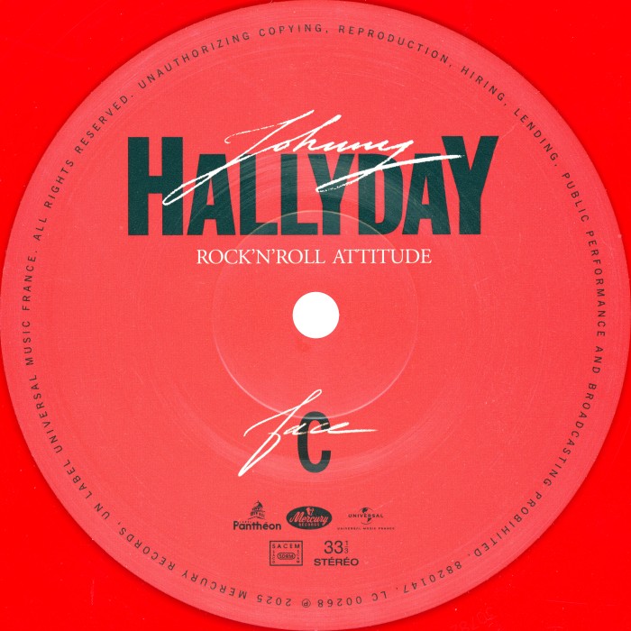 LP Rock 'n' roll attitude 40� anniversaire Vinyle rouge Universal 08810 195