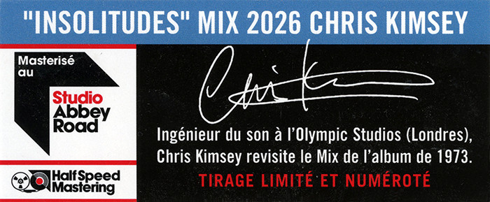 LP Insolitudes Mix 2026 Chris Kimsey Universal 5757 641