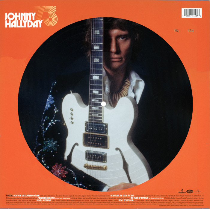 LP Pic Johnny Hallyday 73 Universal 5784537