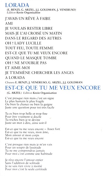 Cassette Lorada  Philips 528 369-4