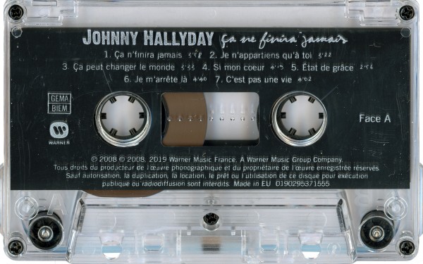 Cassette Ca ne finira jamais Warner 019029537 1555