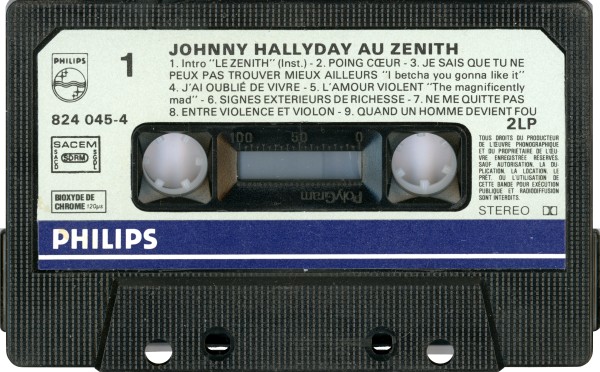 Cassette Au Znith Philips 824 045-4