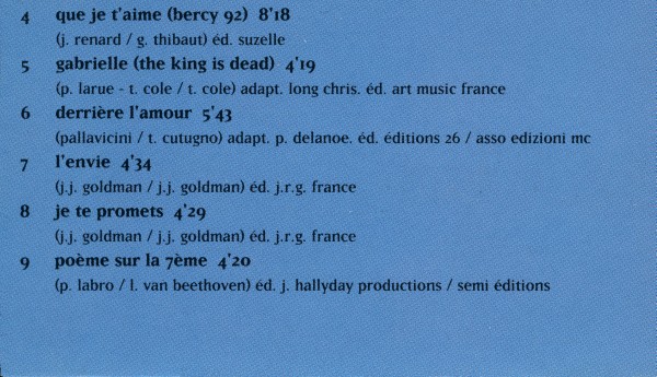 Cassette Bercy 92 Philips 514 400-4