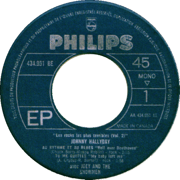 EP Philips 434 951 BE Les rocks les plus terribles Vol 2