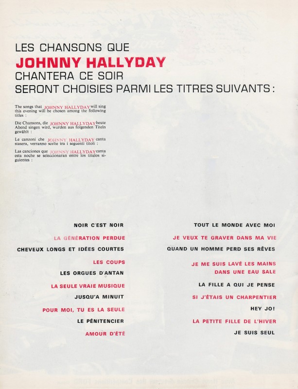 1967 Tourn�e d'�t�