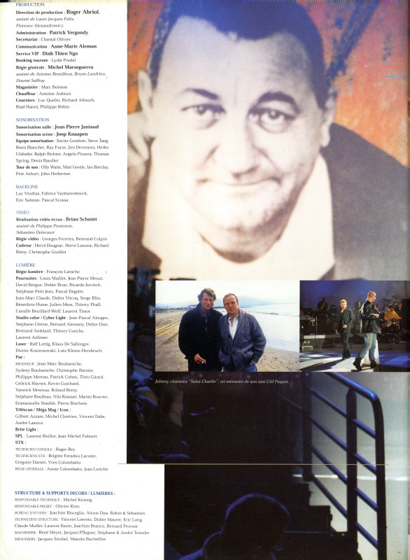 1998 Johnny Allume Le Feu Tour 98