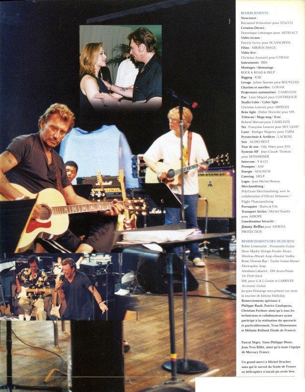 1998 Johnny Allume Le Feu Tour 98